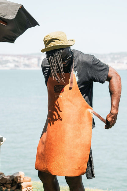 YAKO & CO Soft Series Leather Apron // Camel