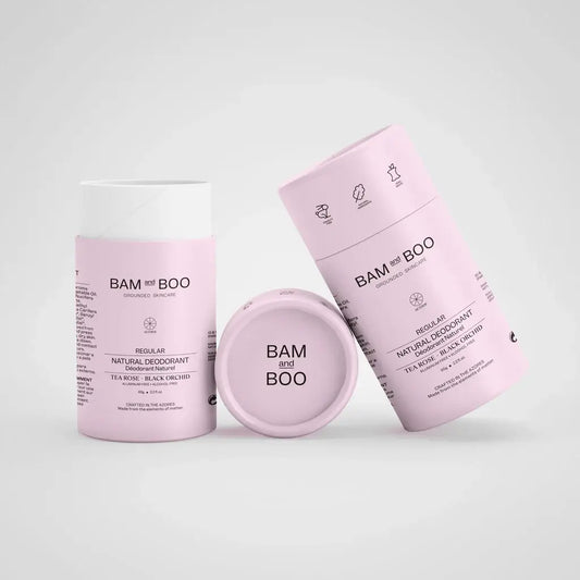 BAMandBOO Natural Deodorant | Tea Rose & Black Orchid