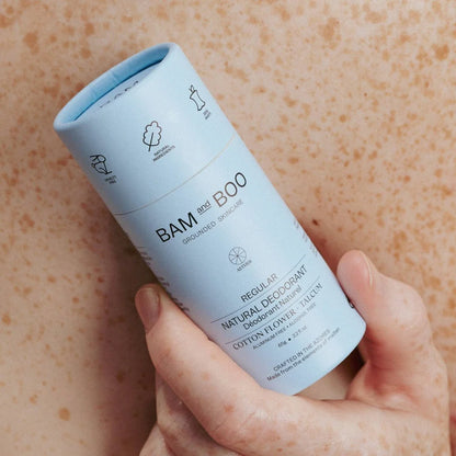 BAMandBOO Natural Deodorant | Cotton Flower & Talcum Powder