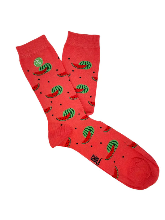 Chulé Socks "Tutti Frutti" Collection // Watermelon