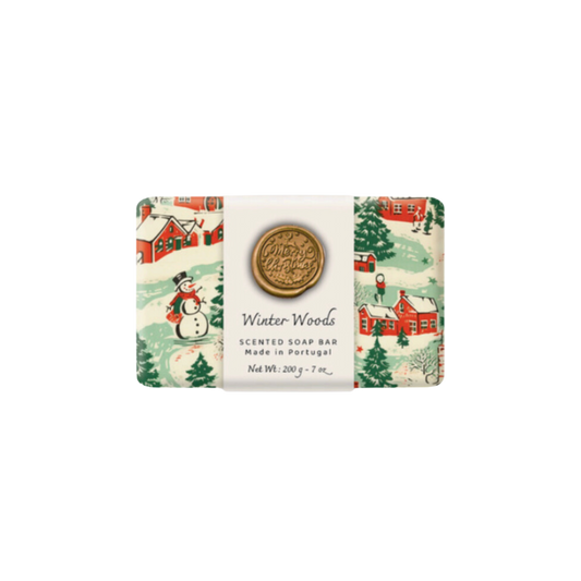 NEW Vintage Holiday Soap // Winter Woods