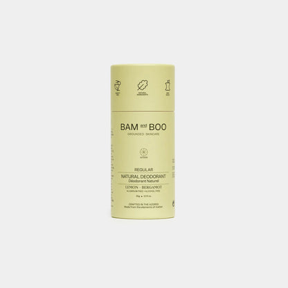 BAMandBOO Natural Deodorant | Lemon & Bergamot