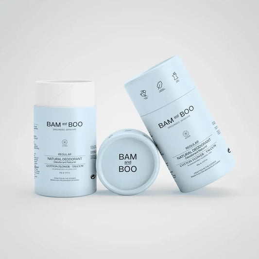 BAMandBOO Natural Deodorant | Cotton Flower & Talcum Powder