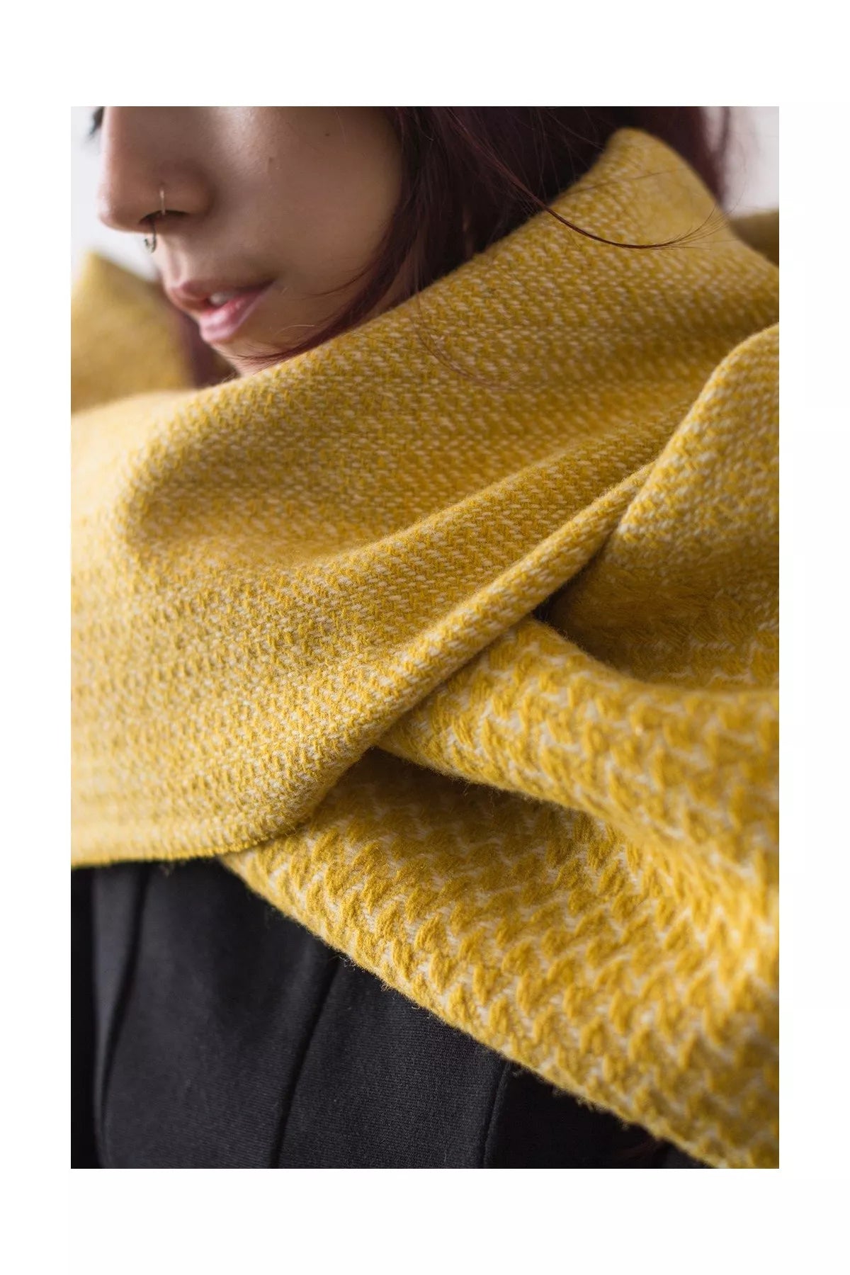 CHICoração // "Swallow Cloud" Scarf (Yellow)