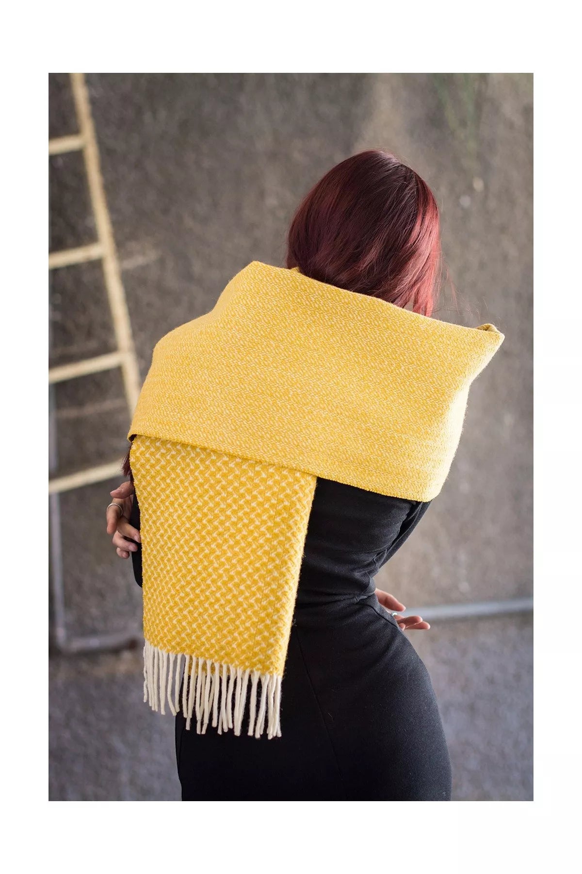 CHICoração // "Swallow Cloud" Scarf (Yellow)