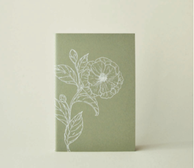 Beija Flor "Our Garden" Notebook / Camellia